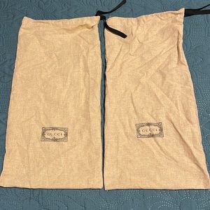 Preowned Authentic Gucci Shoe Dust Bags